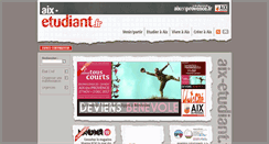Desktop Screenshot of aix-etudiant.fr